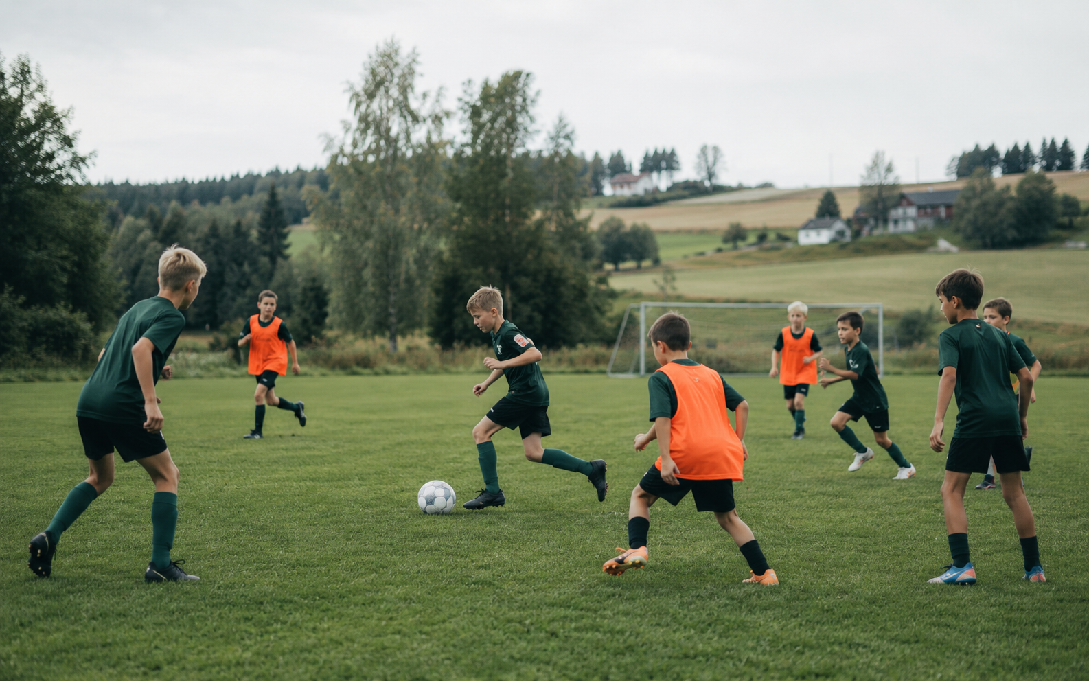 Barnefotball på Holter stadion